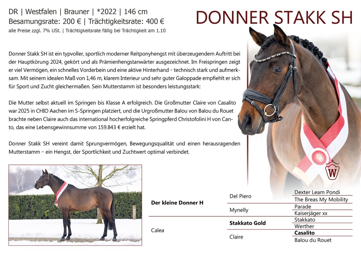 DONNER STAKK SH - Datenblatt